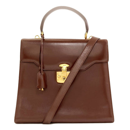 Gucci 000 01 2-Way Handbag Leather