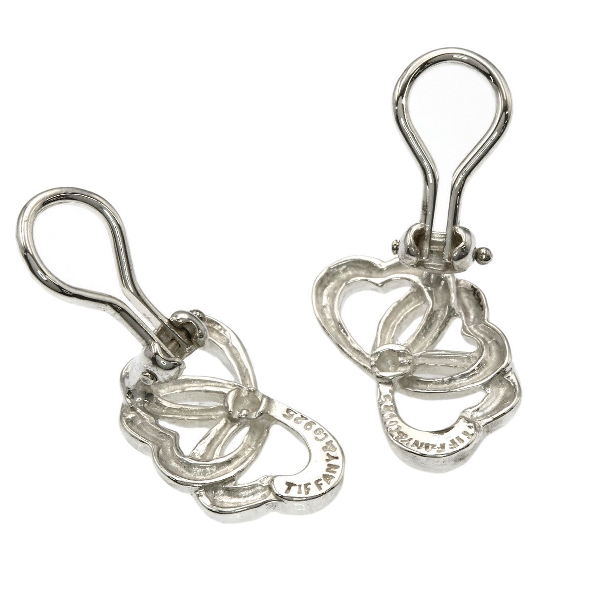 Tiffany & Co Triple Heart Earrings — view 3