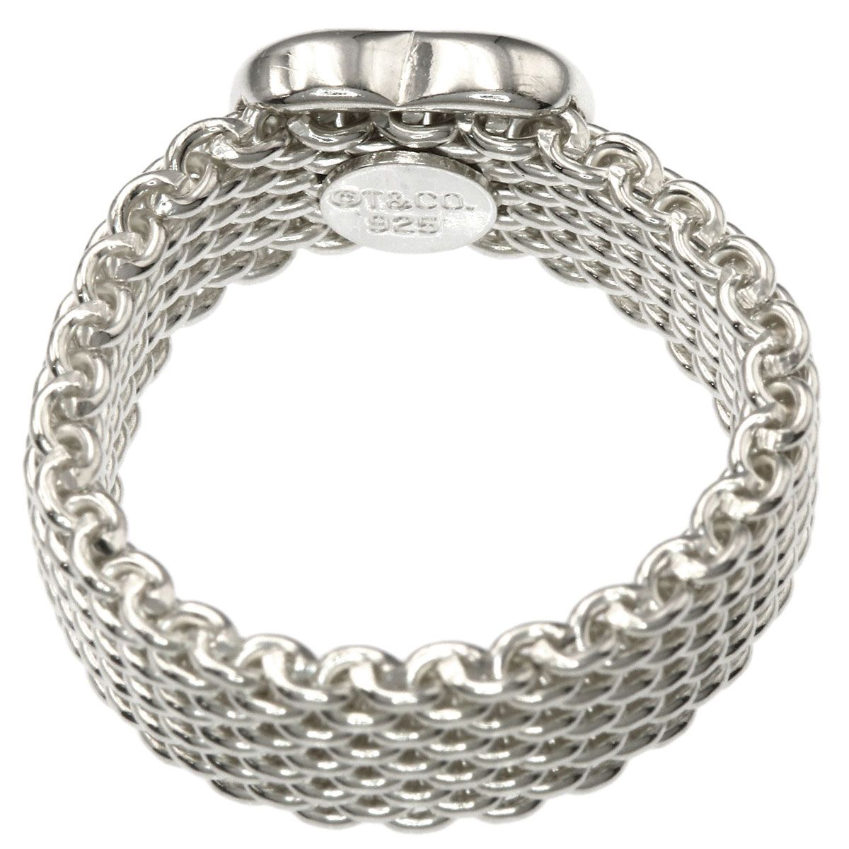 Tiffany & Co Mesh Heart Ring — view 4