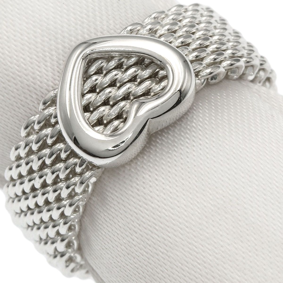 Tiffany & Co Mesh Heart Ring — view 2
