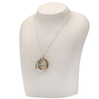 Tiffany & Co Interlocking Necklace Gold Rubedo — view 4