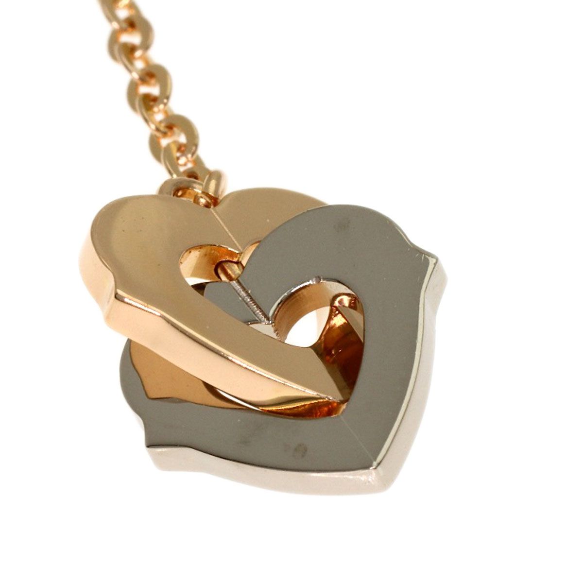 Cartier Double Heart Earrings 18K Pink Gold — view 6