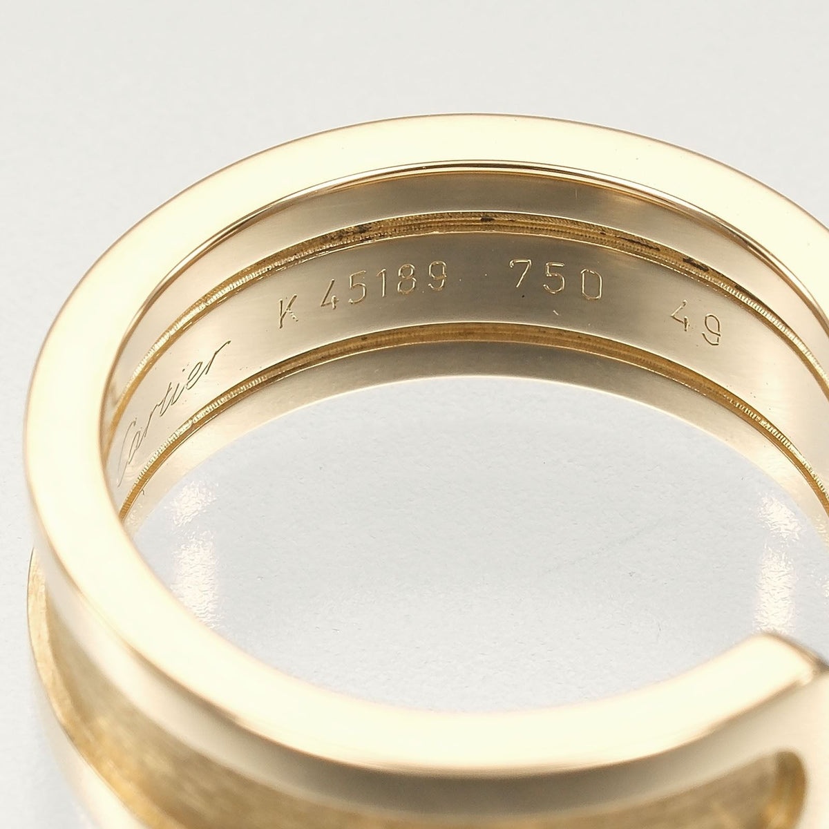 Cartier 2C Gold Ring — view 5