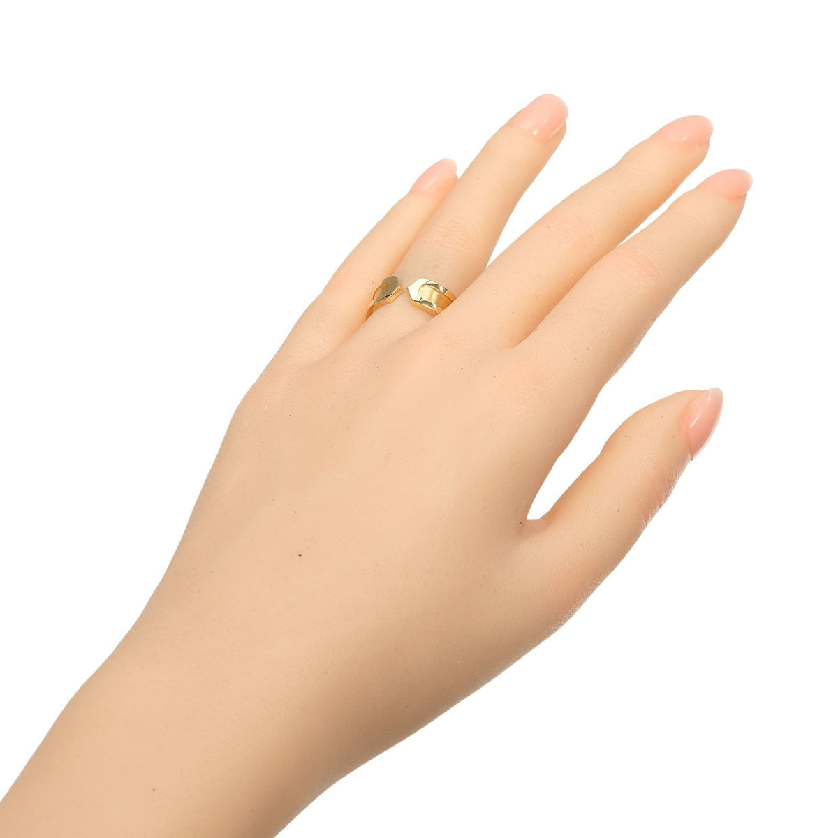 Cartier 2C Gold Ring — view 2