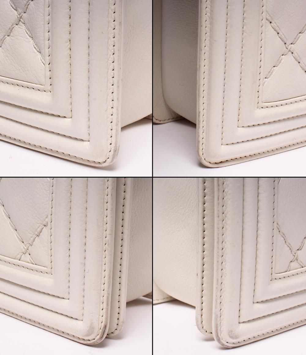 Chanel Chain Shoulder Bag Quilted Silver — view 5