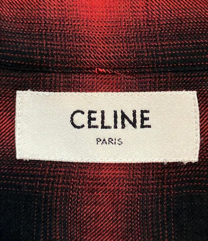 Celine Long Sleeve Western Check Shirt 37 — view 3
