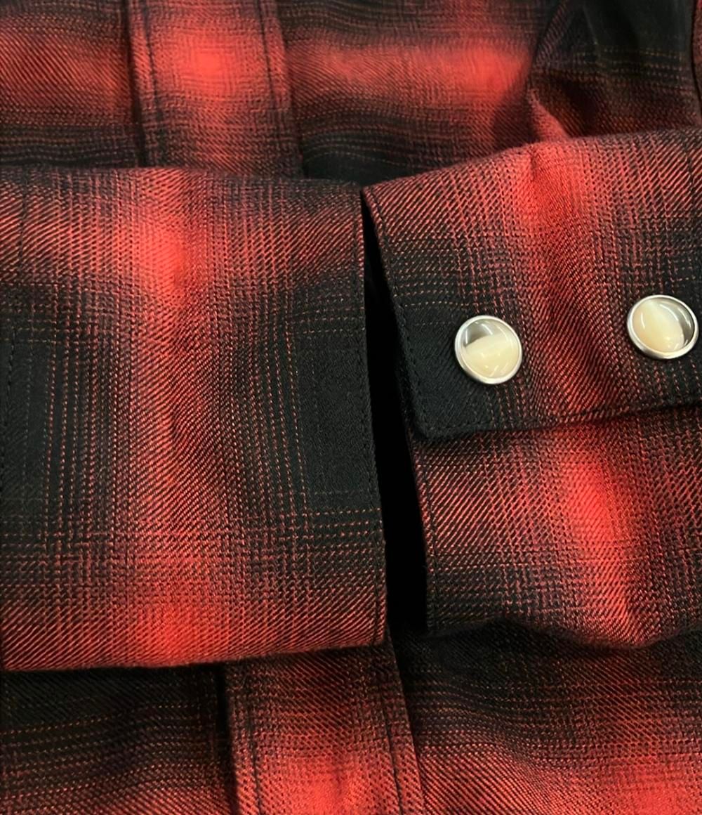 Celine Long Sleeve Western Check Shirt 37 — view 9