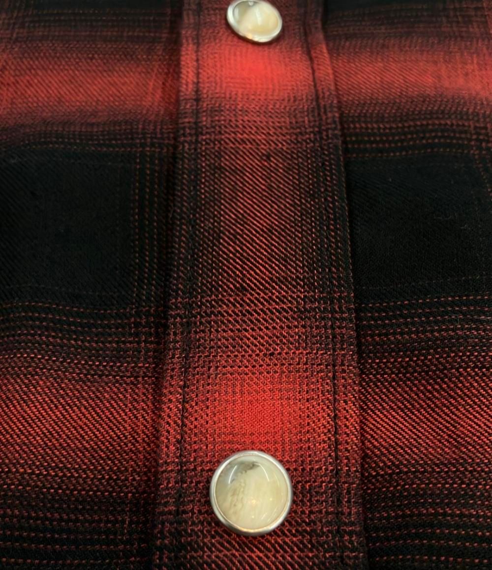 Celine Long Sleeve Western Check Shirt 37 — view 8