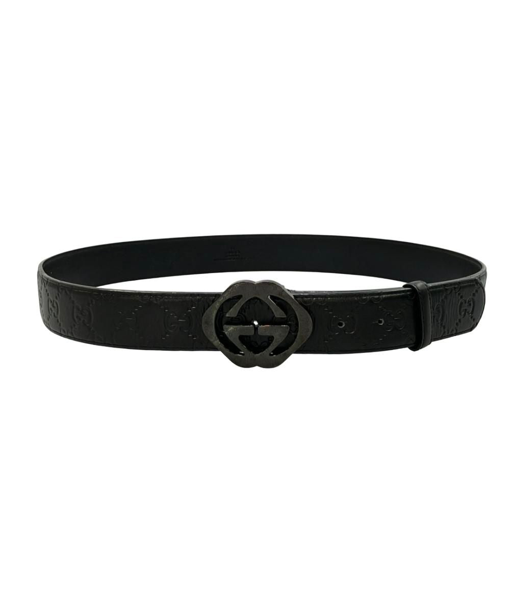 Gucci Belt Guccissima Interlocking