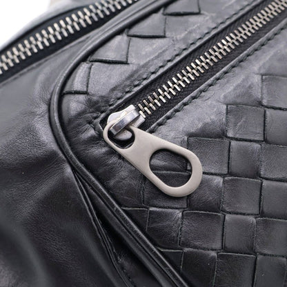 Bottega Veneta Intreccia Leather Belt Bag Black — view 6