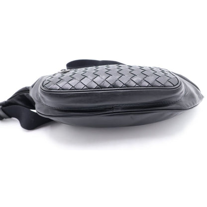 Bottega Veneta Intreccia Leather Belt Bag Black — view 4
