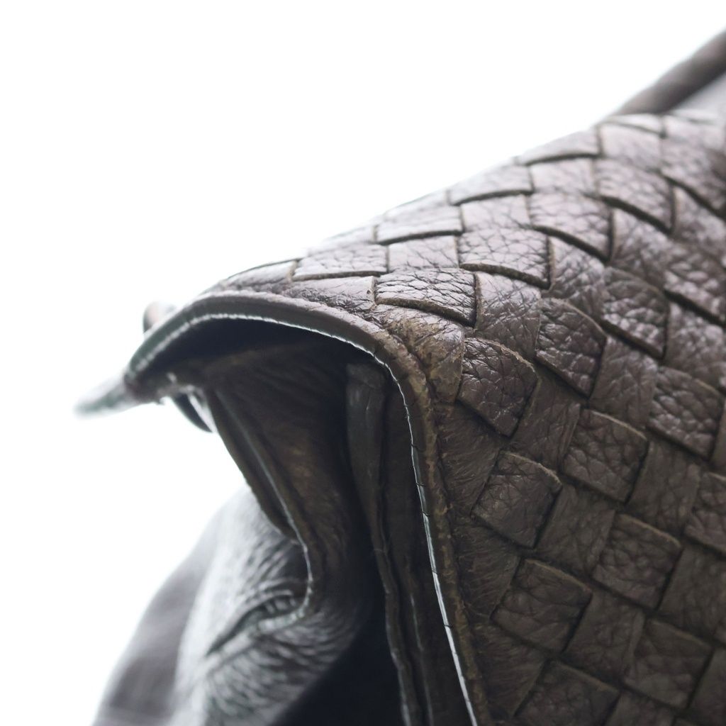 Bottega Veneta Intreccia Tote Bag Purple Leather — view 8