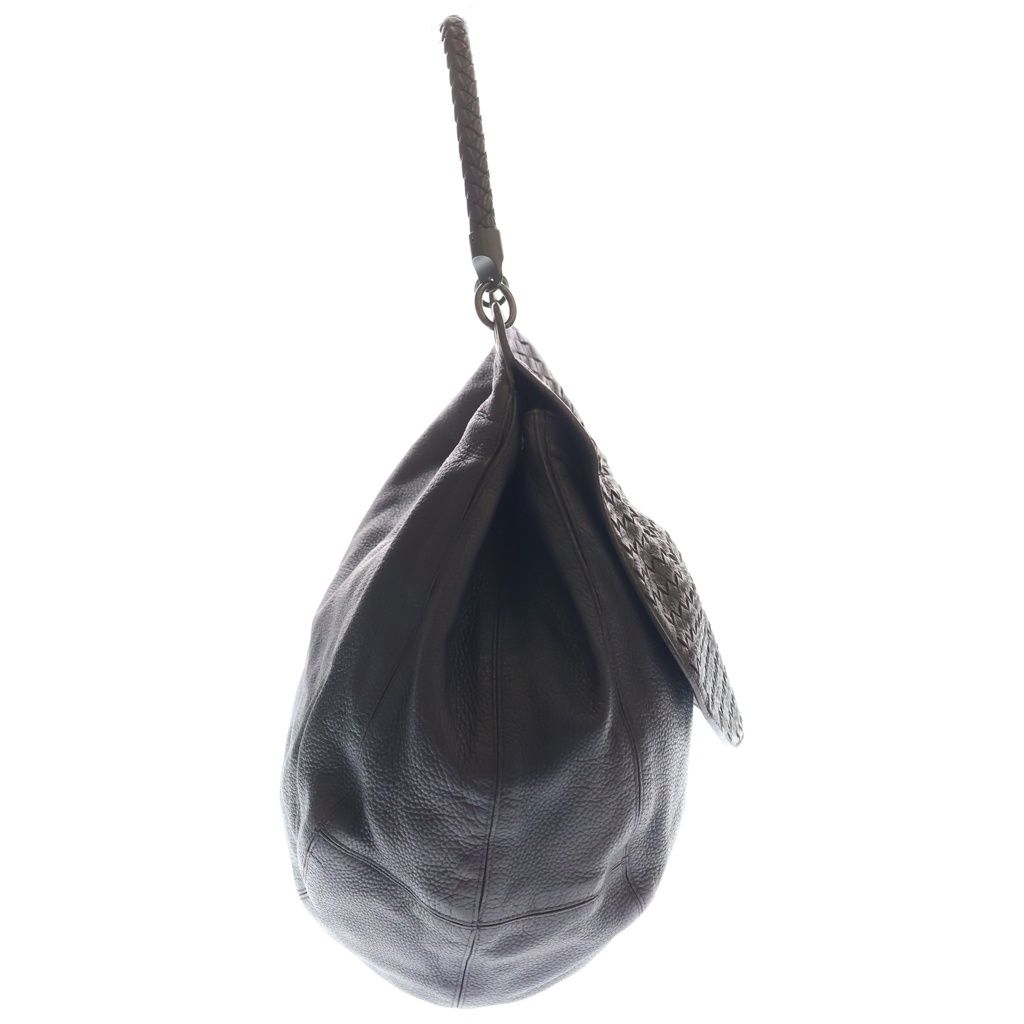 Bottega Veneta Intreccia Tote Bag Purple Leather — view 3