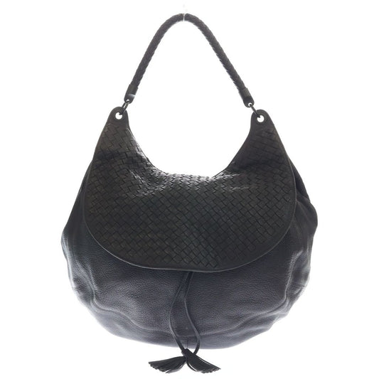 Bottega Veneta Intreccia Tote Bag Purple Leather