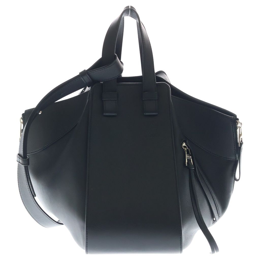 Loewe Hammock Handback 2-Way Back Leather Black Shoulder Bag