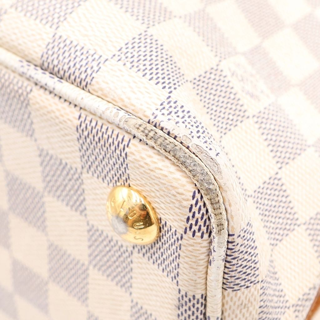Louis Vuitton Damier Azur Calvi Tote Bag Shoulder Beige — view 5