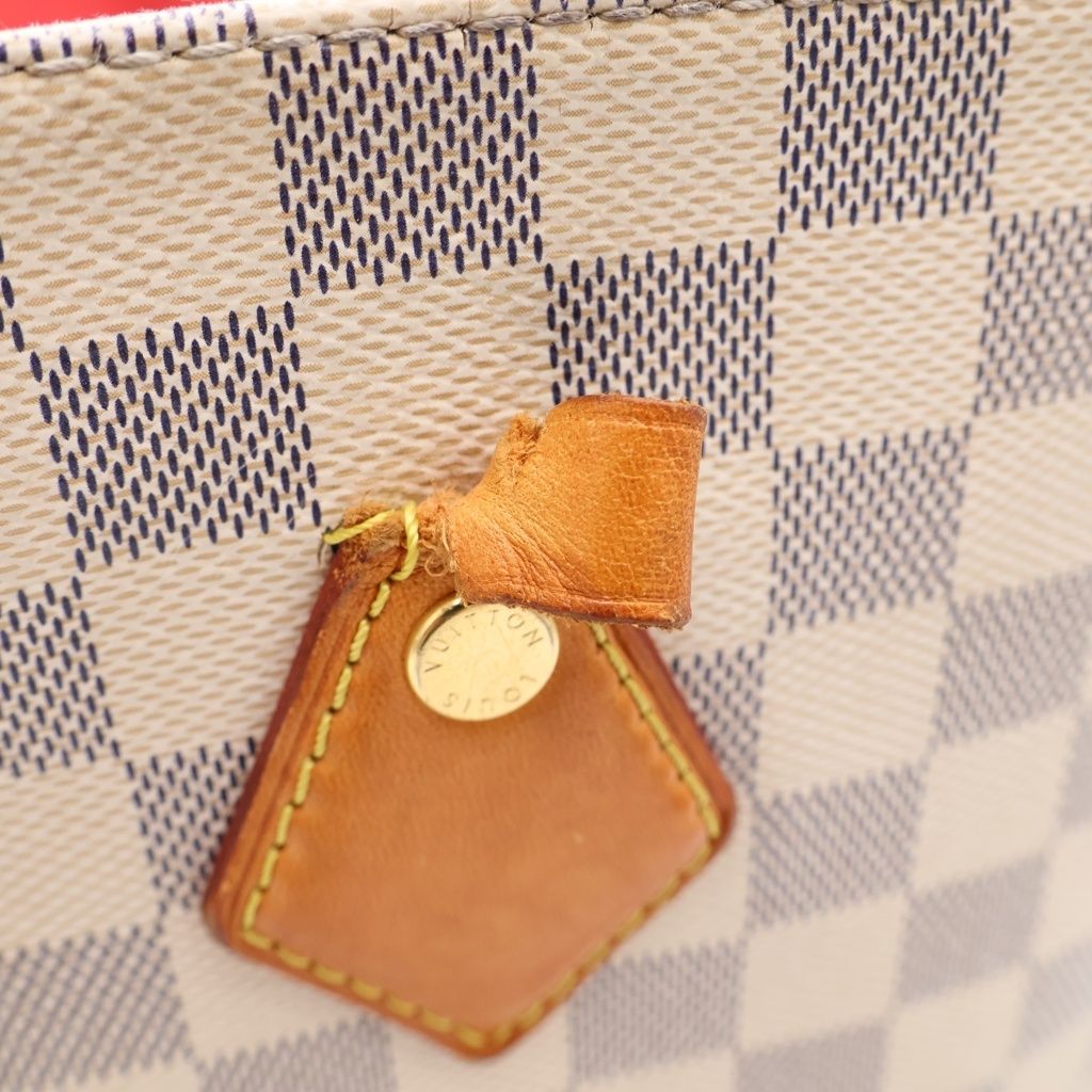 Louis Vuitton Damier Azur Calvi Tote Bag Shoulder Beige — view 7