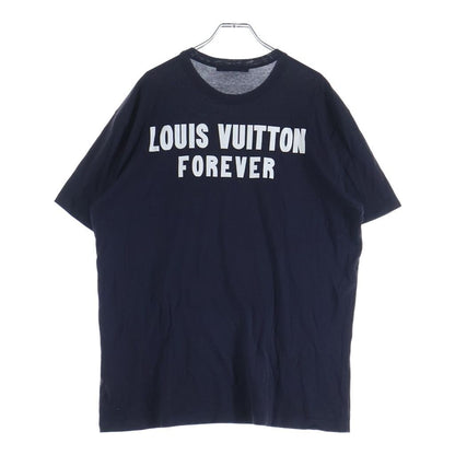 Louis Vuitton Forever Short Sleeve Logo T-Shirt Print Navy — view 2