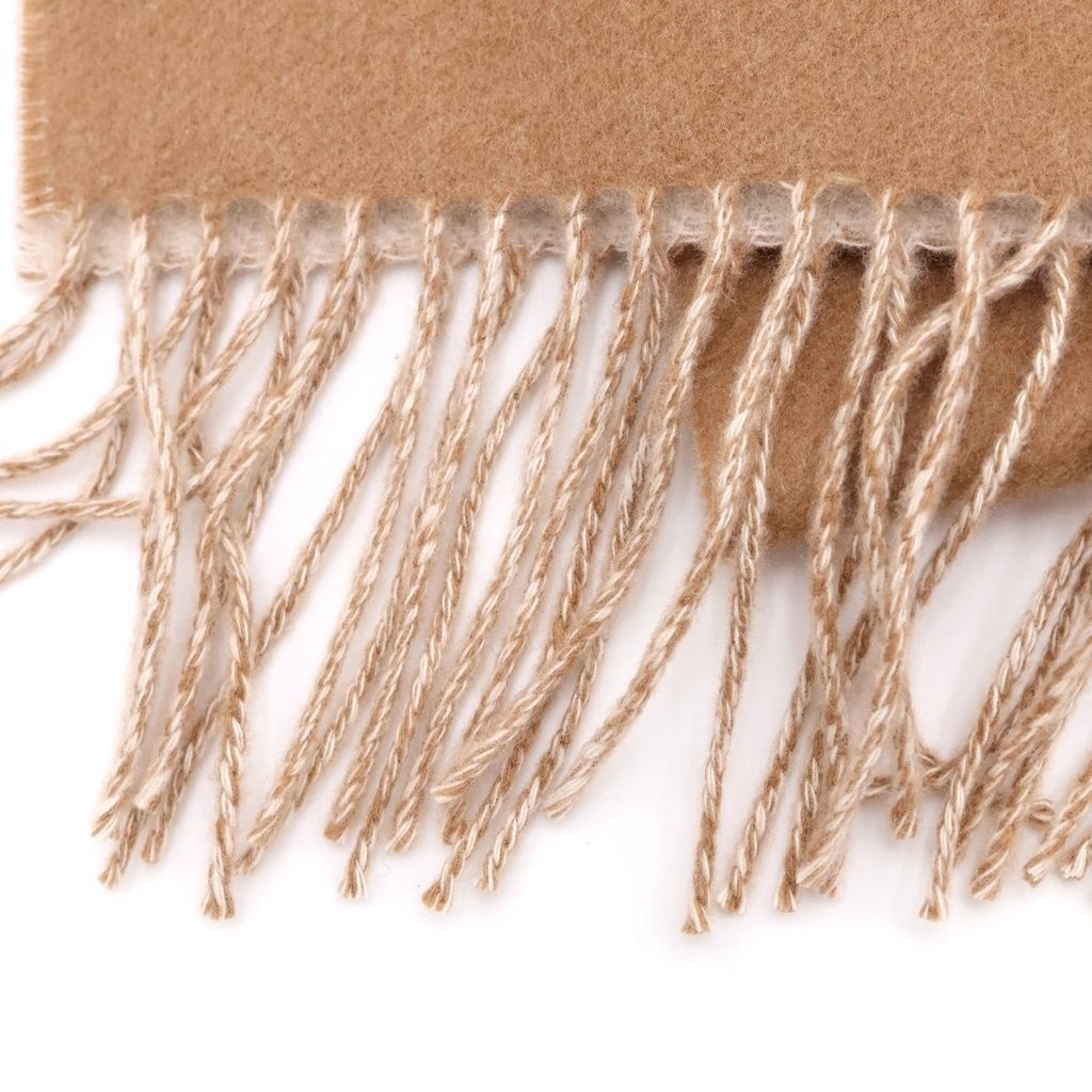 Louis Vuitton Monogram Reykjavik Scarf Shawl Cashmere Logo Beige White — view 3