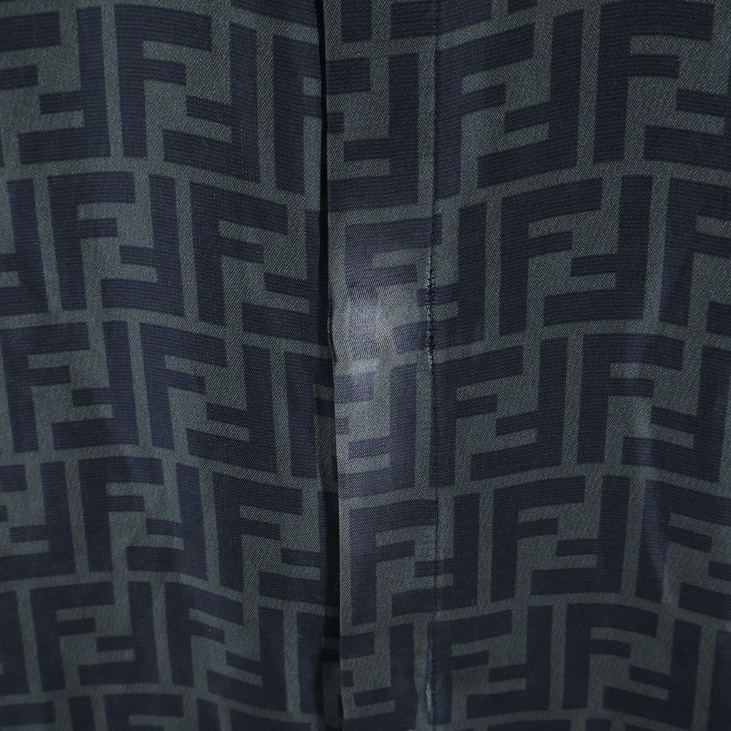 Fendi Zuccaall Over Pattern Long Sleeve Shirt Black 39 — view 5