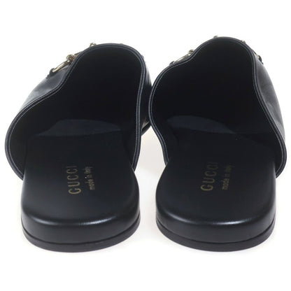 Gucci Horsebit Leather Mules Black 9 — view 3