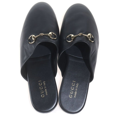 Gucci Horsebit Leather Mules Black 9 — view 4