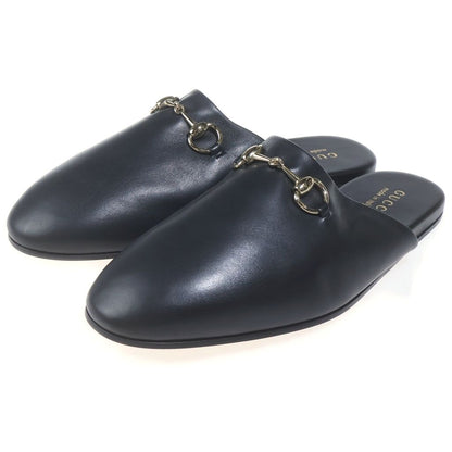 Gucci Horsebit Leather Mules Black 9 — view 2