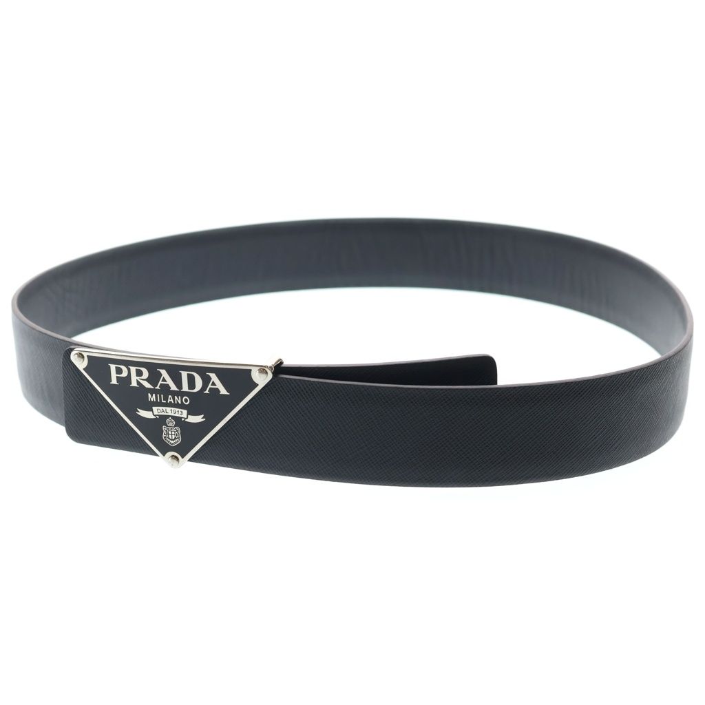 Prada Triangle Logo Belt