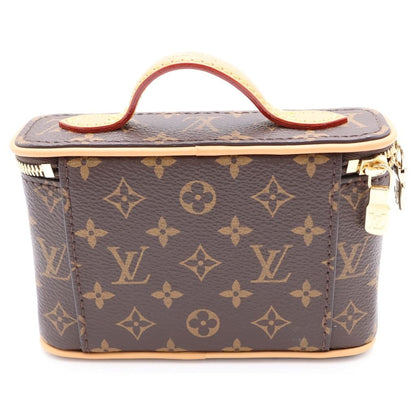 Louis Vuitton Monogram Nice View Tee Pouch Mini Bag Case Brown Leather Gold — view 2