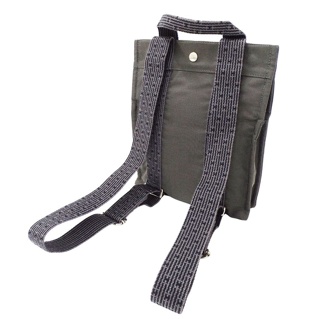 Hermes Her Line a Dos PM Backpack Canvas Gray — view 4