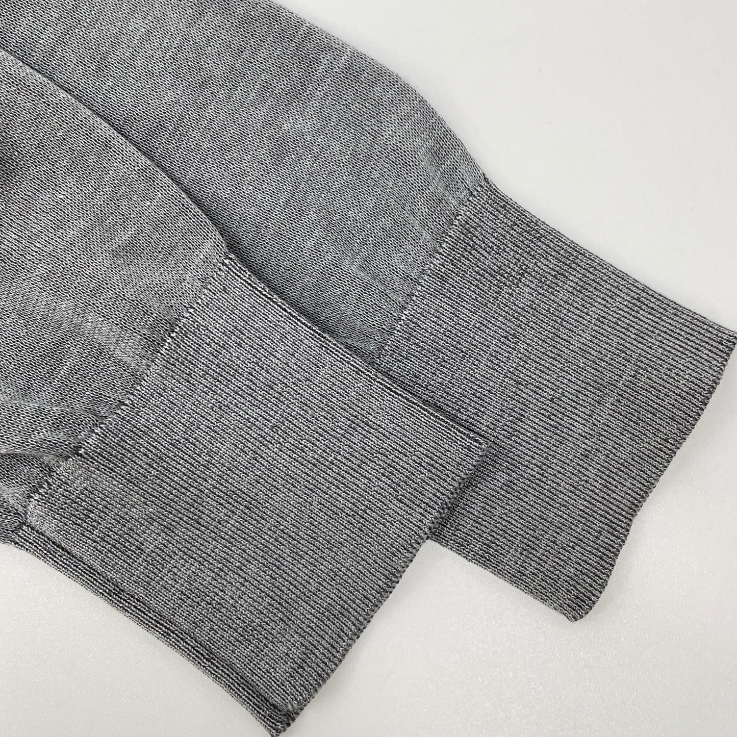 Hermes 5 DJ Carre Shu Cotton Silk Heige Dilib Knit 34 Sweater — view 7
