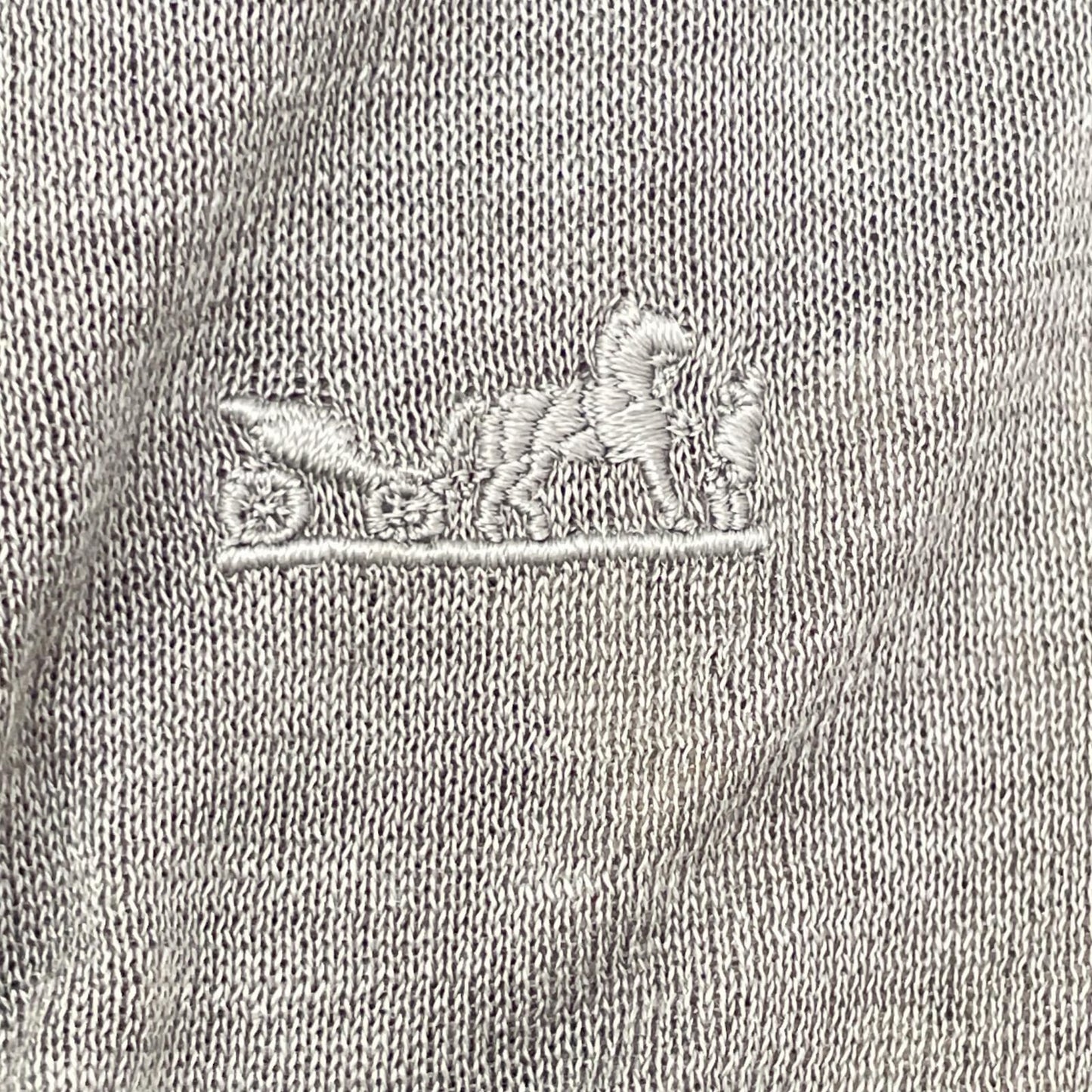 Hermes 5 DJ Carre Shu Cotton Silk Heige Dilib Knit 34 Sweater — view 9
