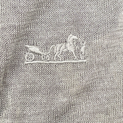 Hermes 5 DJ Carre Shu Cotton Silk Heige Dilib Knit 34 Sweater — view 9