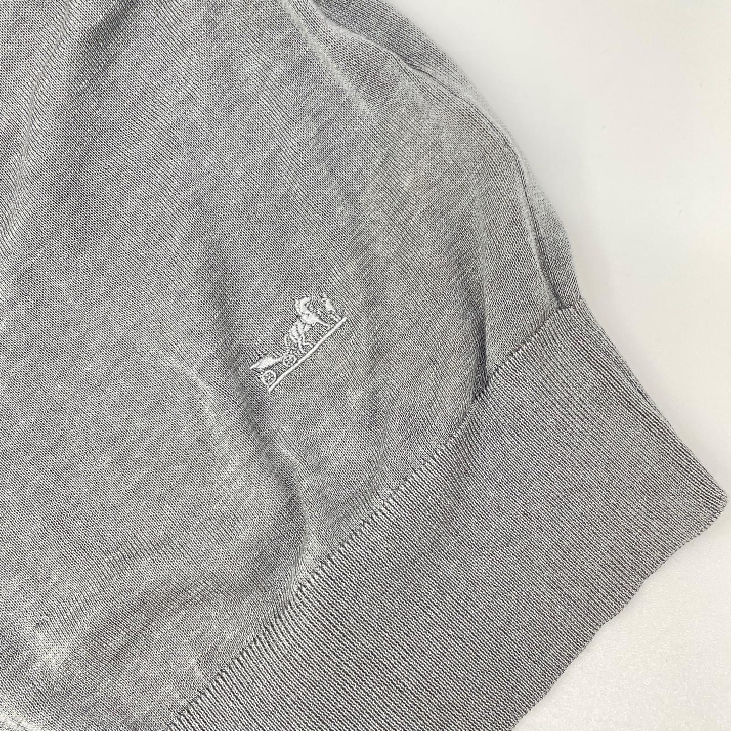 Hermes 5 DJ Carre Shu Cotton Silk Heige Dilib Knit 34 Sweater — view 8