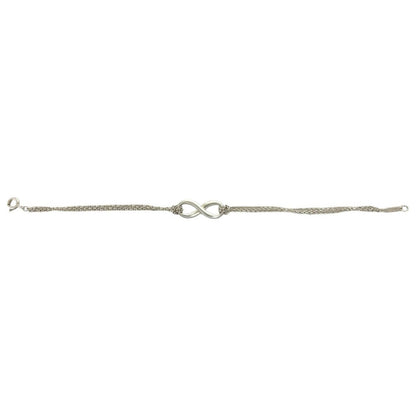 Tiffany & Co Vintage Infinity Bracelet 925 Sterling Silver Chain — view 5
