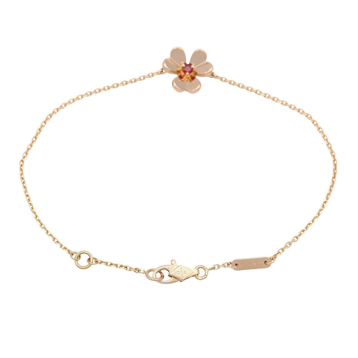 Van Cleef & Arpels Bracelet Frivole Mini Ruby 18K Pink Gold — view 2