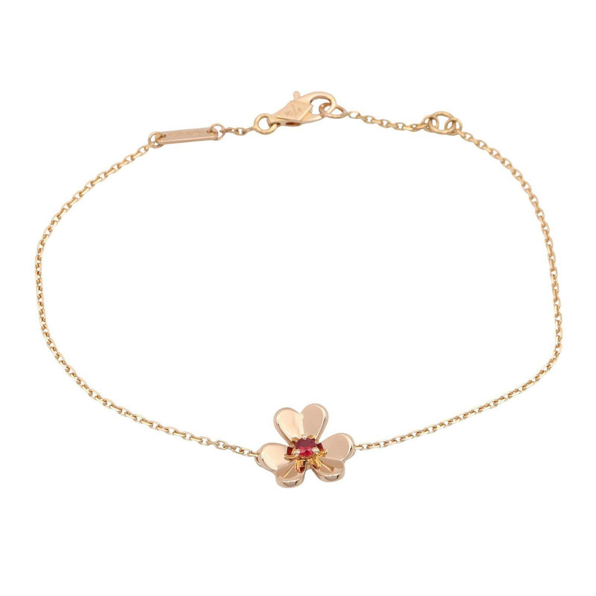 Van Cleef & Arpels Bracelet Frivole Mini Ruby 18K Pink Gold