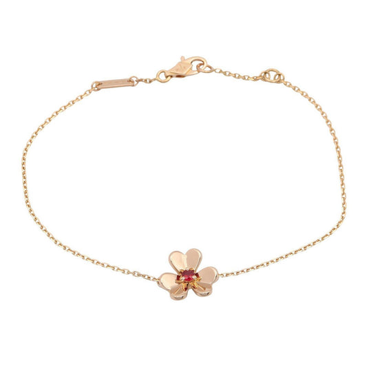 Van Cleef & Arpels Bracelet Frivole Mini Ruby 18K Pink Gold
