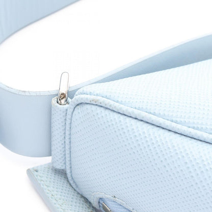 Prada Shoulder Bag Saffiano Cuir Light Blue Saffiano Leather Triangle — view 7