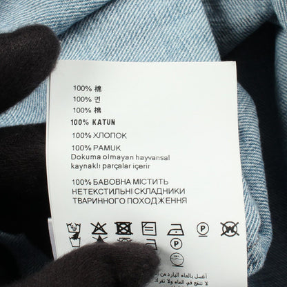 Miu Miu Washed Denim Cotton Shirt — view 4