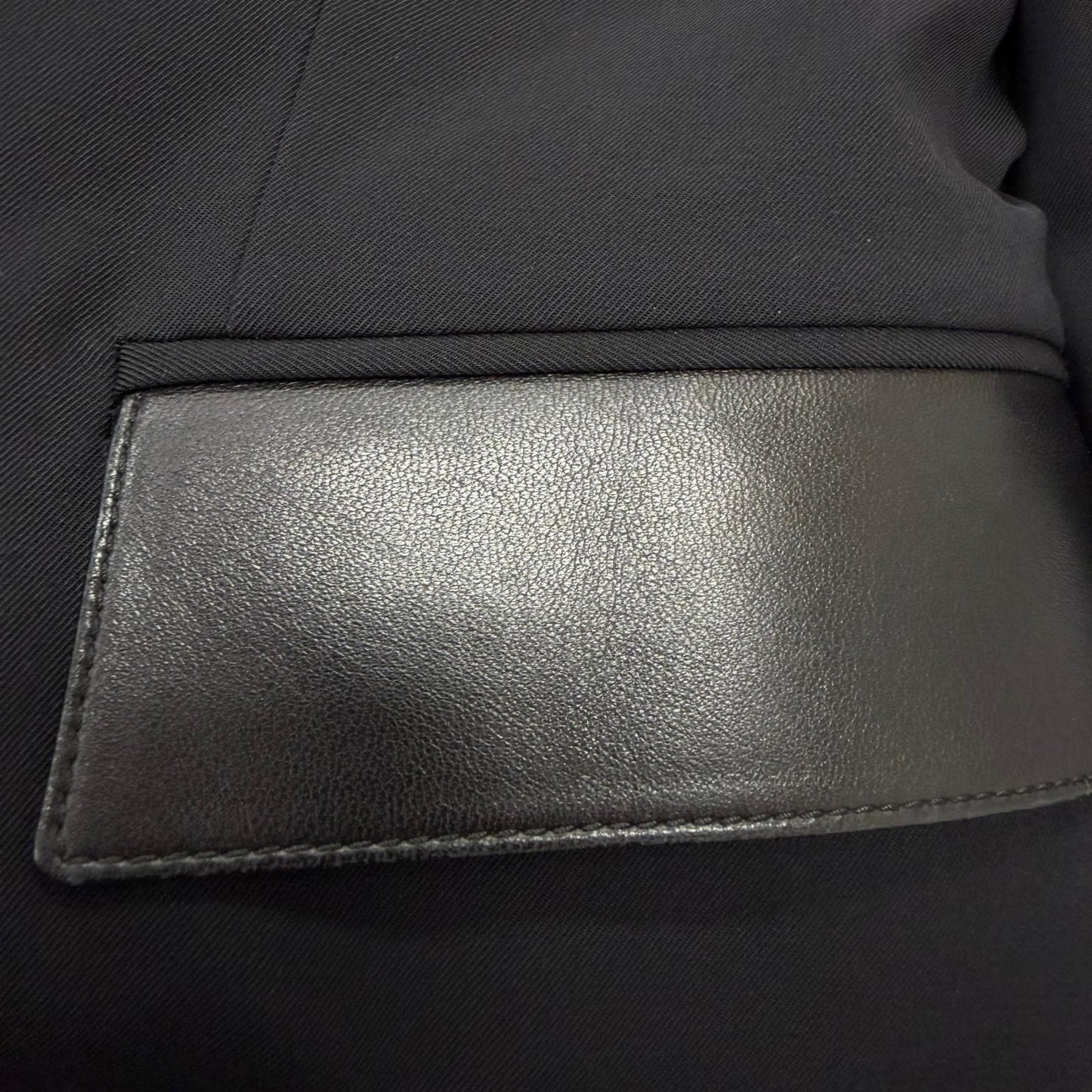 Gucci Era Lambskin Single Tailored Jacket Blazer Black 40 — view 6