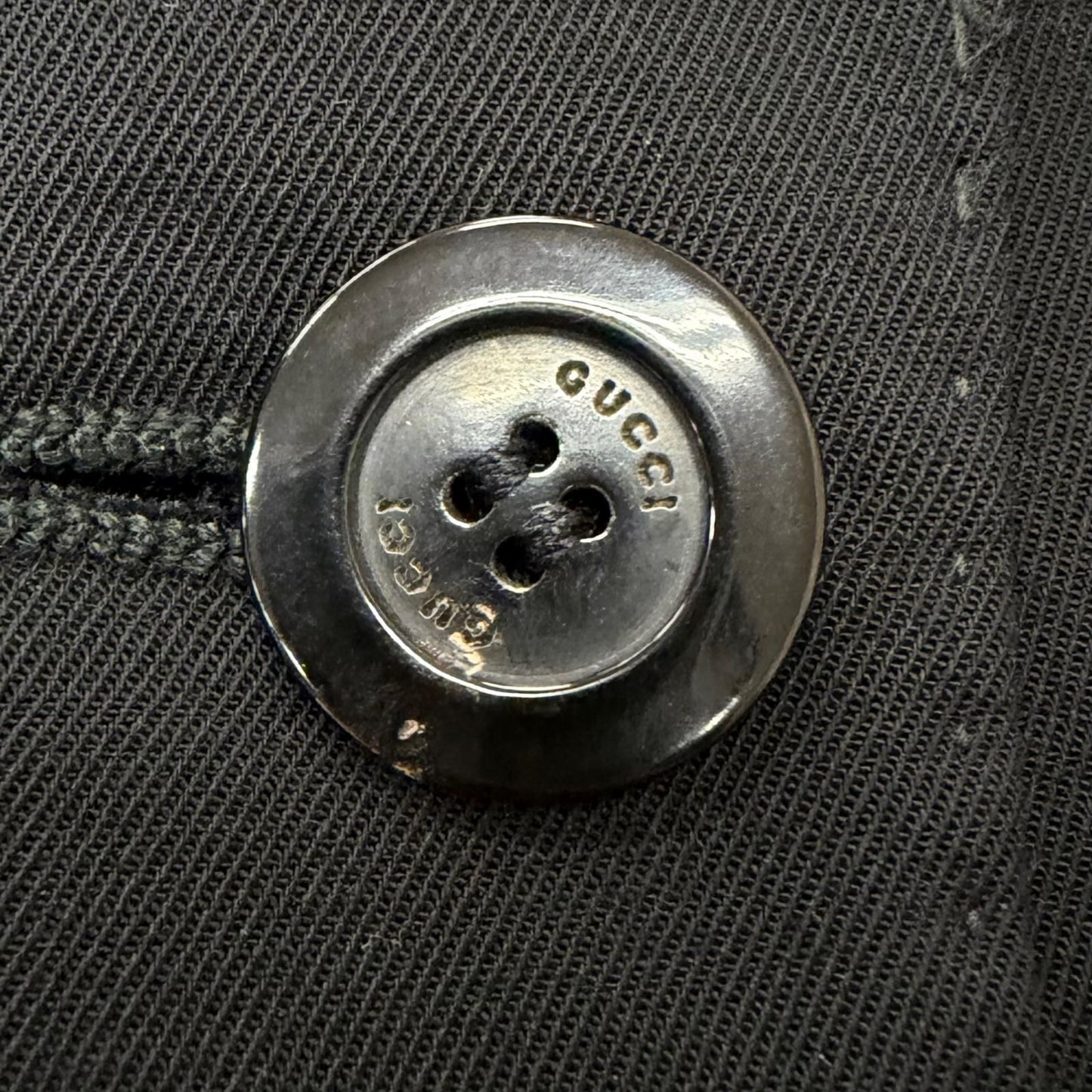 Gucci Era Lambskin Single Tailored Jacket Blazer Black 40 — view 7