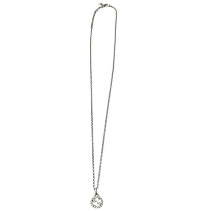 Gucci Interlocking G Arabesque Chain Necklace Silver — view 3