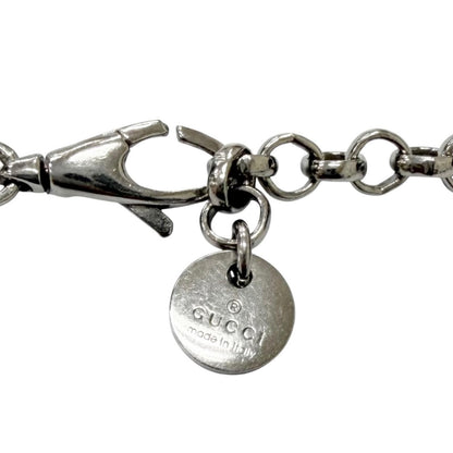 Gucci Interlocking G Arabesque Chain Necklace Silver — view 6