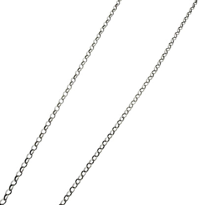 Gucci Interlocking G Arabesque Chain Necklace Silver — view 4