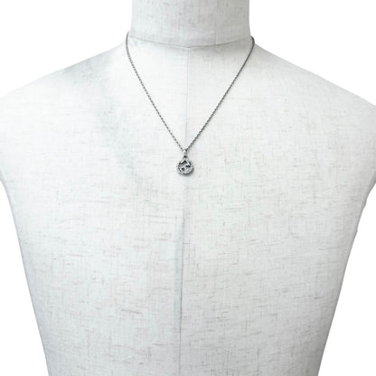 Gucci Interlocking G Arabesque Chain Necklace Silver — view 2