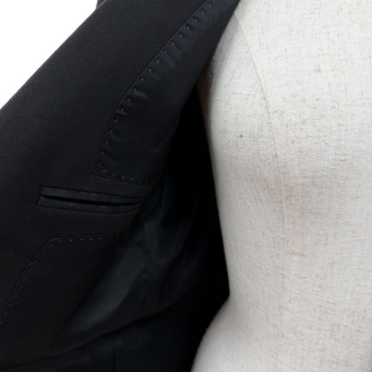 Gucci Era Logo Button Single Tailored Jacket Black 40 — view 5