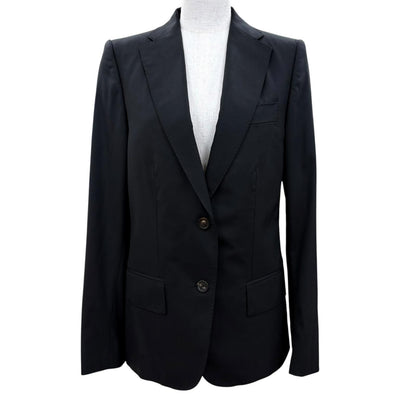 Gucci Era Logo Button Single Tailored Jacket Black 40