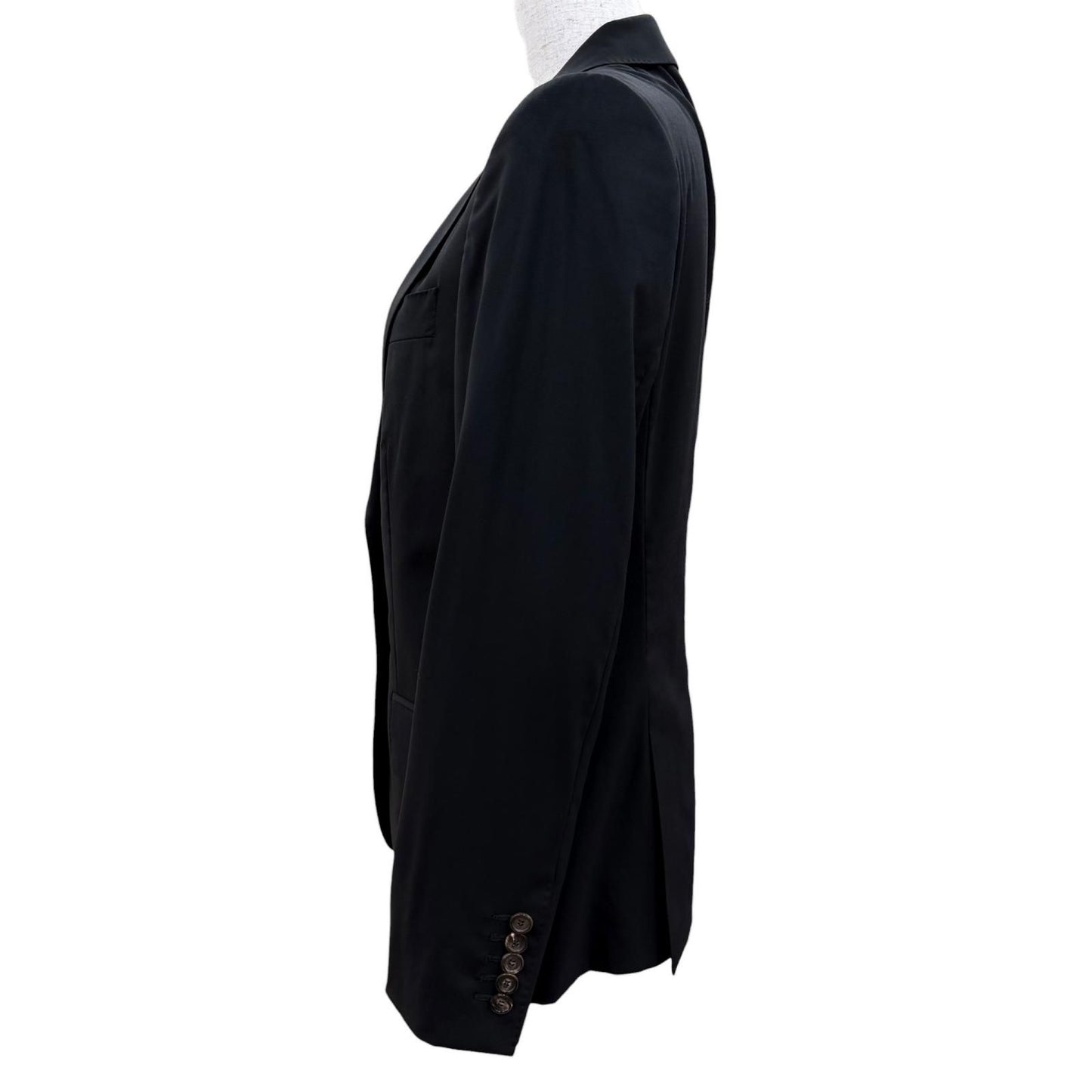 Gucci Era Logo Button Single Tailored Jacket Black 40 — view 3