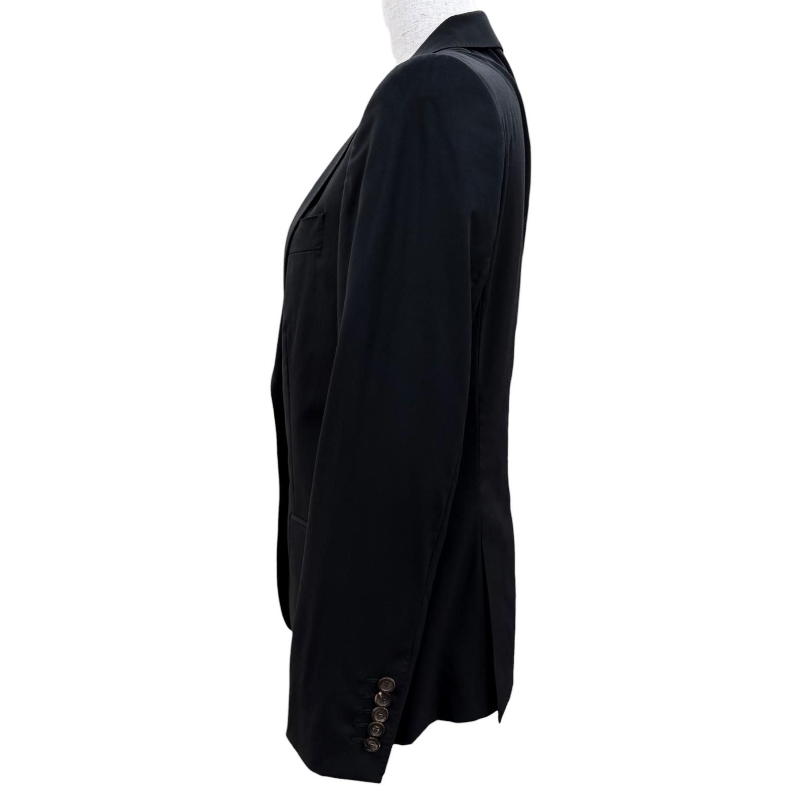 Gucci Era Logo Button Single Tailored Jacket Black 40 — view 3